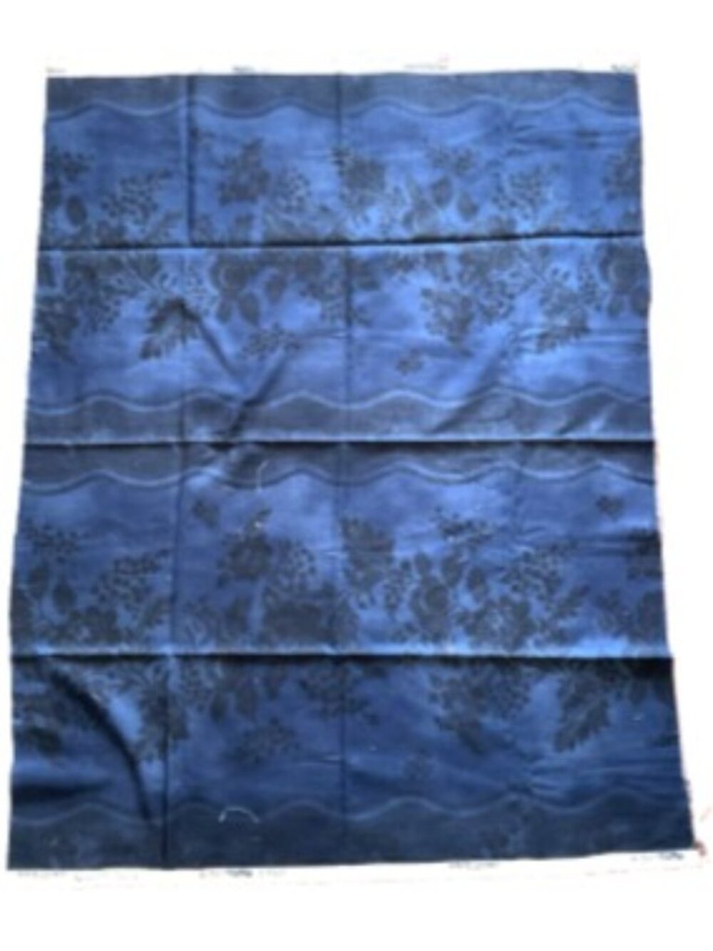 Ralph Lauren Home Fenwick Toile Fabric Blue Floral Upholstery Drapery Yardage